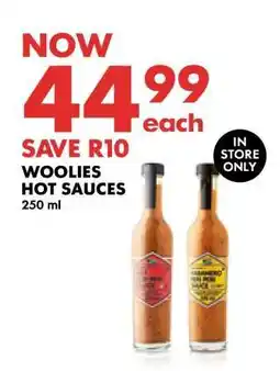 Woolworths Woolies Hot Sauces offer