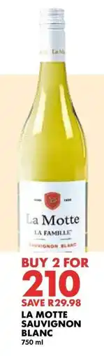 Woolworths La Motte Sauvignon Blanc offer