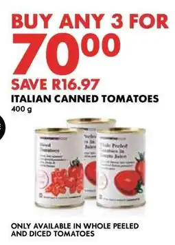 Woolworths Italian Canned Tomatoes offer