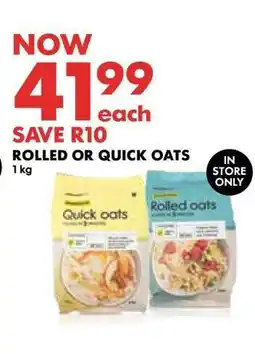 Woolworths Rolled or Quick Oats offer