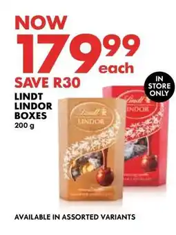Woolworths Lindt Lindor Boxes offer