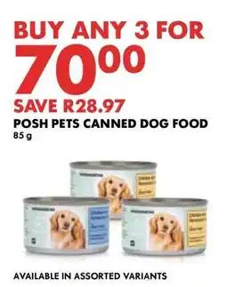 Woolworths Posh Pets Canned Dog Food offer