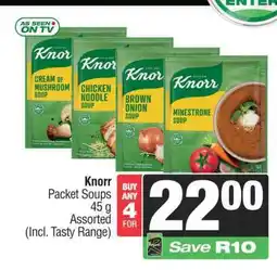 Spar Knorr Packet Soups offer