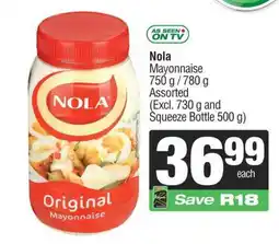 Spar Nola Mayonnaise offer