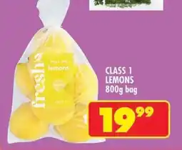 Shoprite CLASS 1 LEMONS 800g bag offer
