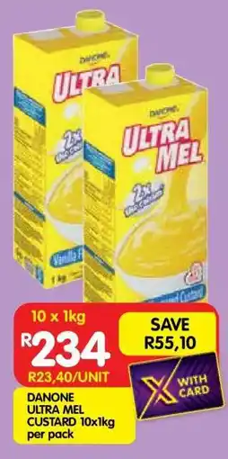 Shoprite DANONE ULTRA MEL CUSTARD 10x1kg per pack offer