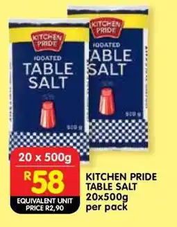 Shoprite KITCHEN PRIDE TABLE SALT offer