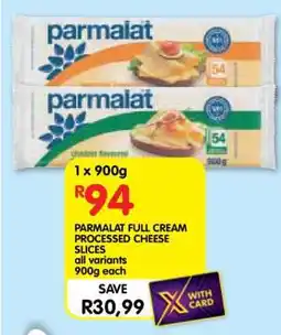 Shoprite PARMALAT Full Cream Processed Cheese Slices offer
