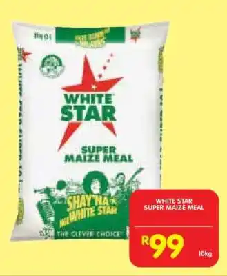 Shoprite WHITE STAR SUPER MAIZE MEAL offer