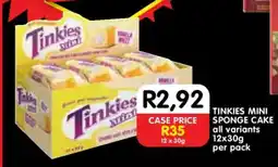 Shoprite TINKIES MINI SPONGE CAKE offer