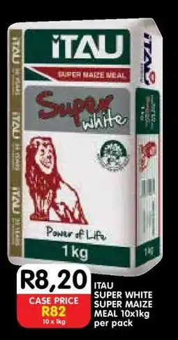 Shoprite ITAU SUPER WHITE SUPER MAIZE MEAL 10x1kg per pack offer