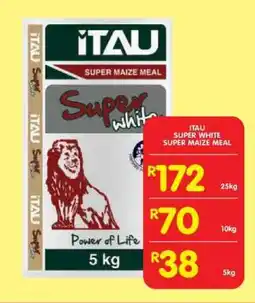 Shoprite ITAU Super White Super Maize Meal offer