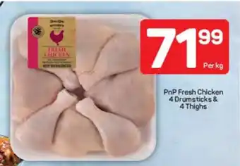 Pick n Pay PnP Fresh Chicken 4 Drumsticks & 4 Thighs offer