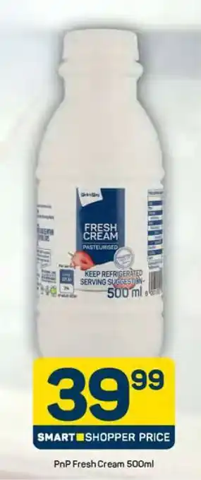 Pick n Pay PnP Fresh Cream 500ml offer