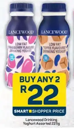 Pick n Pay Lancewood Drinking Yoghurt Assorted 225g offer