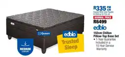 OK Furniture 152cm Chillon Pillow-Top Base Set offer