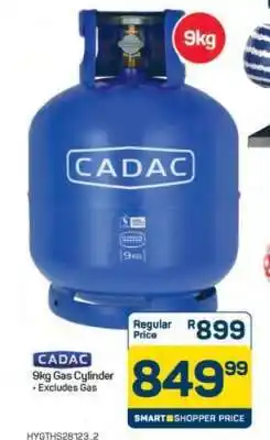Pick n Pay Hypermarket Cadac 9kg Gas Cylinder offer