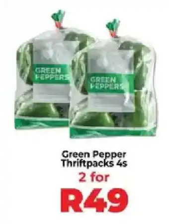 Food Lover's Market Green Pepper Thriftpacks 4s offer