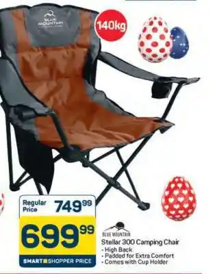 Pick n Pay Hypermarket Blue Mountain Stellar 300 Camping Chair offer