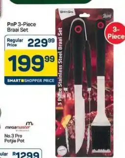Pick n Pay Hypermarket PnP 3-Piece Braai Set offer
