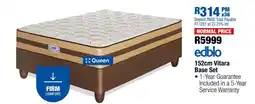 OK Furniture 152cm Vitara Base Set offer