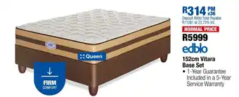 OK Furniture 152cm Vitara Base Set offer