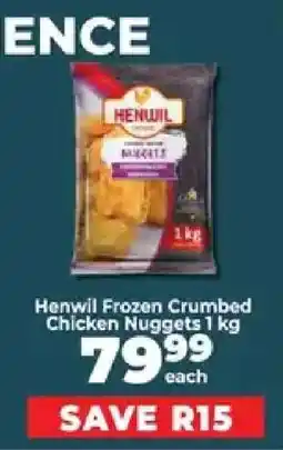Food Lover's Market Henwil Frozen Crumbed Chicken Nuggets 1 kg offer