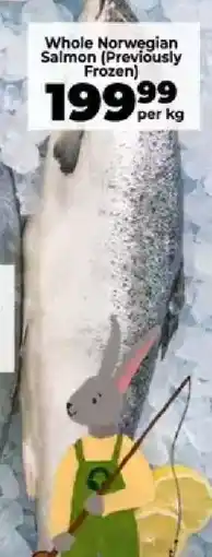 Food Lover's Market Whole Norwegian Salmon (Previously Frozen) offer