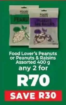 Food Lover's Market Food Lover’s Peanuts or Peanuts & Raisins offer
