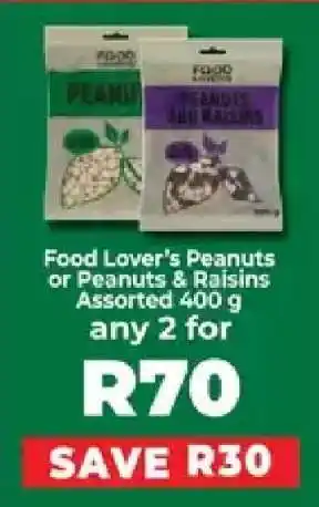 Food Lover's Market Food Lover’s Peanuts or Peanuts & Raisins offer