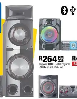 OK Furniture Bluetooth Speaker System offer