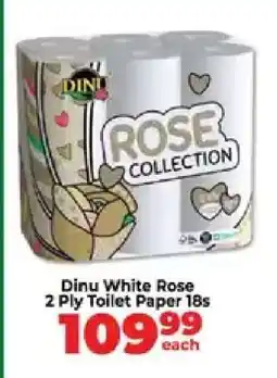Food Lover's Market Dinu White Rose 2 Ply Toilet Paper 18s offer