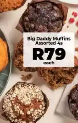 Food Lover's Market Big Daddy Muffins Assorted 4s offer