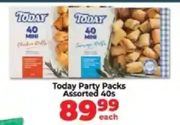 Food Lover's Market Today Party Packs Assorted 40s offer