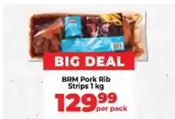 Food Lover's Market BRM Pork Rib Strips 1 kg offer