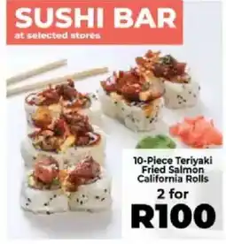 Food Lover's Market 10-Piece Teriyaki Fried Salmon California Rolls offer