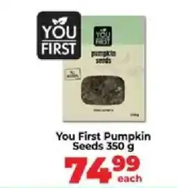 Food Lover's Market You First Pumpkin Seeds 350 g offer