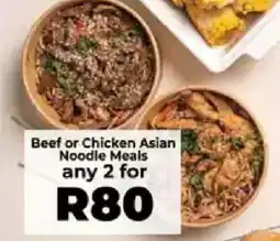 Food Lover's Market Beef or Chicken Asian Noodle Meals offer