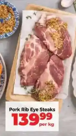 Food Lover's Market Pork Rib Eye Steaks offer