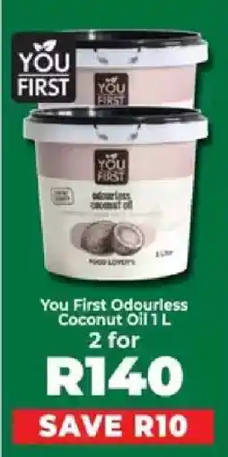 Food Lover's Market You First Odourless Coconut Oil 1 L offer