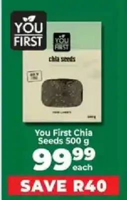 Food Lover's Market You First Chia Seeds 500 g offer