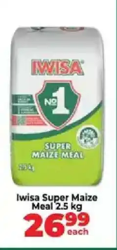 Food Lover's Market Iwisa Super Maize Meal 2.5 kg offer