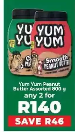 Food Lover's Market Yum Yum Peanut Butter Assorted 800 g offer