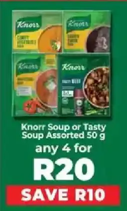 Food Lover's Market Knorr Soup or Tasty Soup Assorted 50 g offer