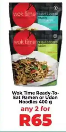 Food Lover's Market Wok Time Ready-To-Eat Ramen or Udon Noodles 400 g offer