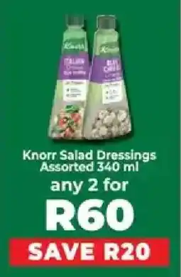Food Lover's Market Knorr Salad Dressings Assorted 340 ml offer