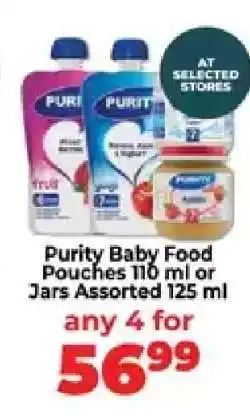 Food Lover's Market Purity Baby Food offer