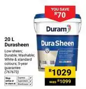 Builders Warehouse Duram 20L Durasheen 767673 offer