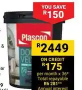 Builders Warehouse Plascon 20L Double Velvet 26390 offer