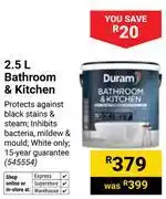 Builders Warehouse Duram 2.5L Bathroom & Kitchen 545554 offer